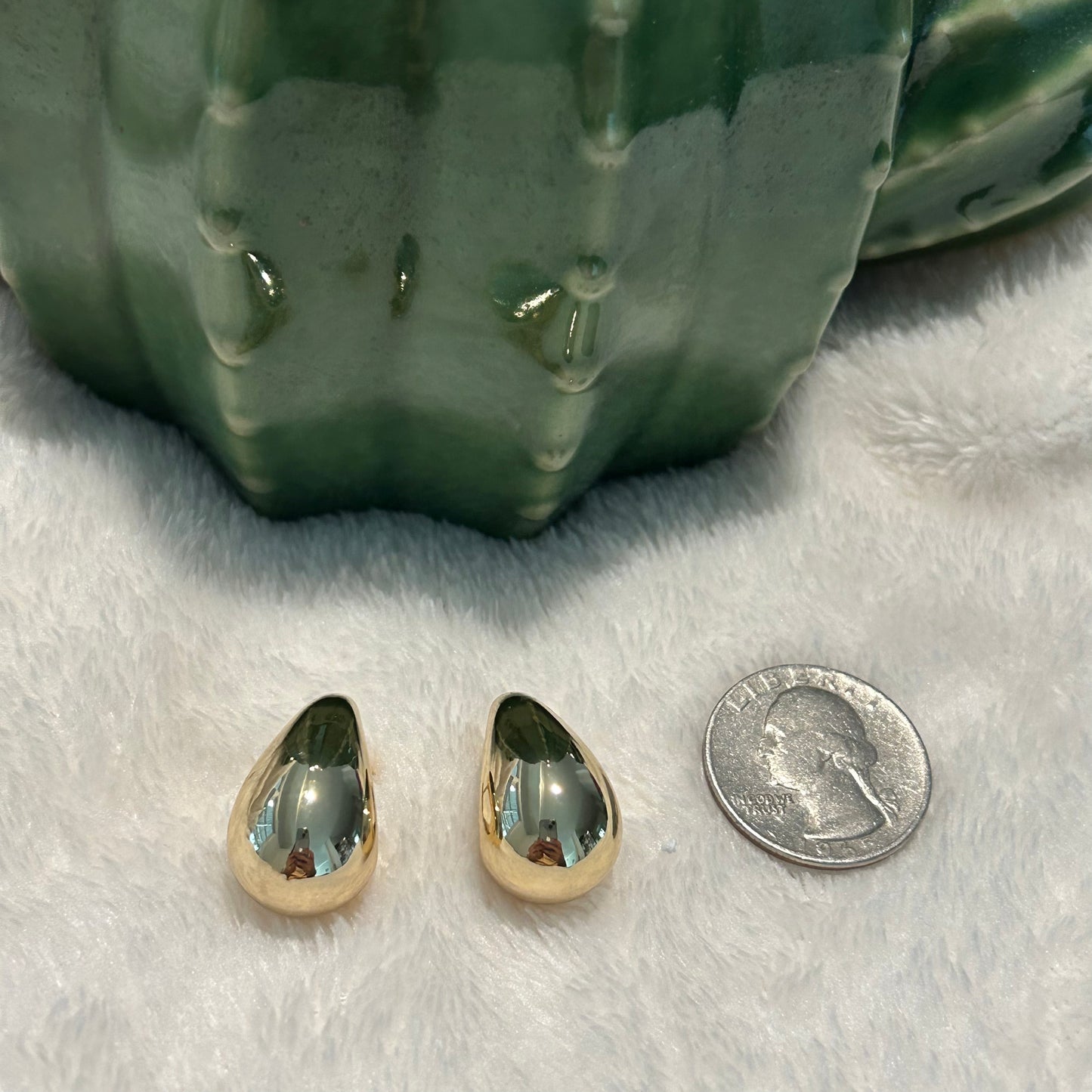 Tear Huggie Earrings