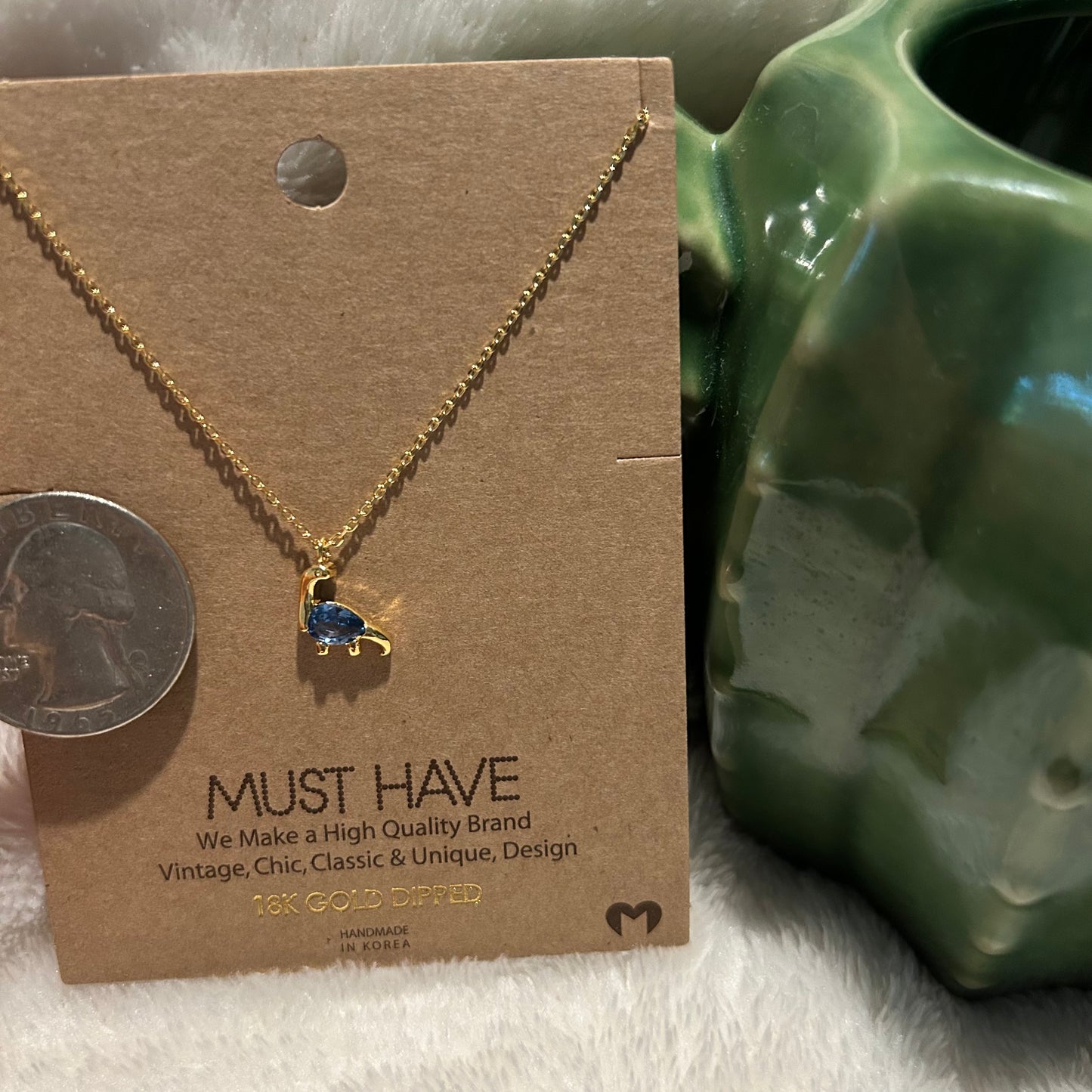 Dinosaur Pendant Necklace