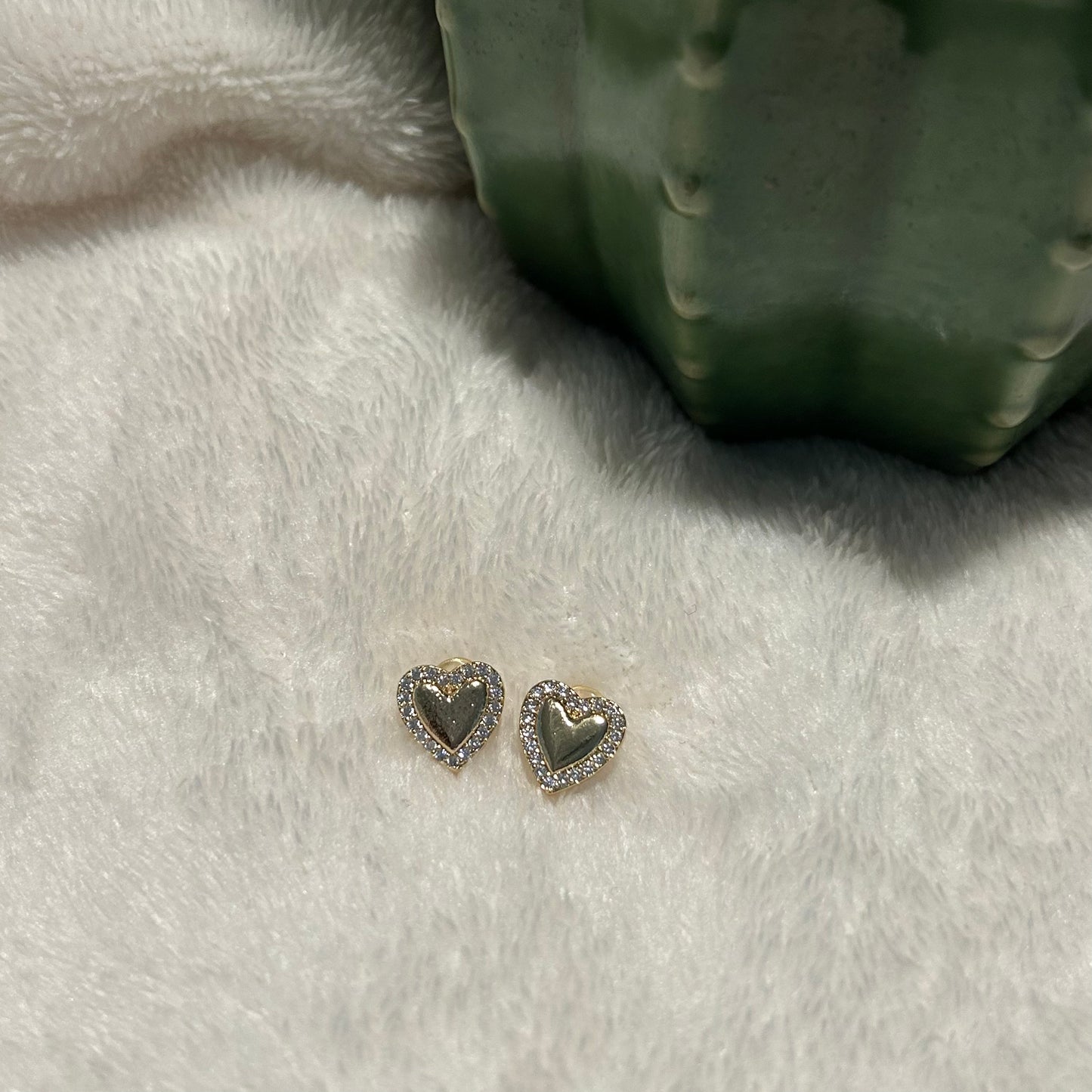 Heart Stud Earrings