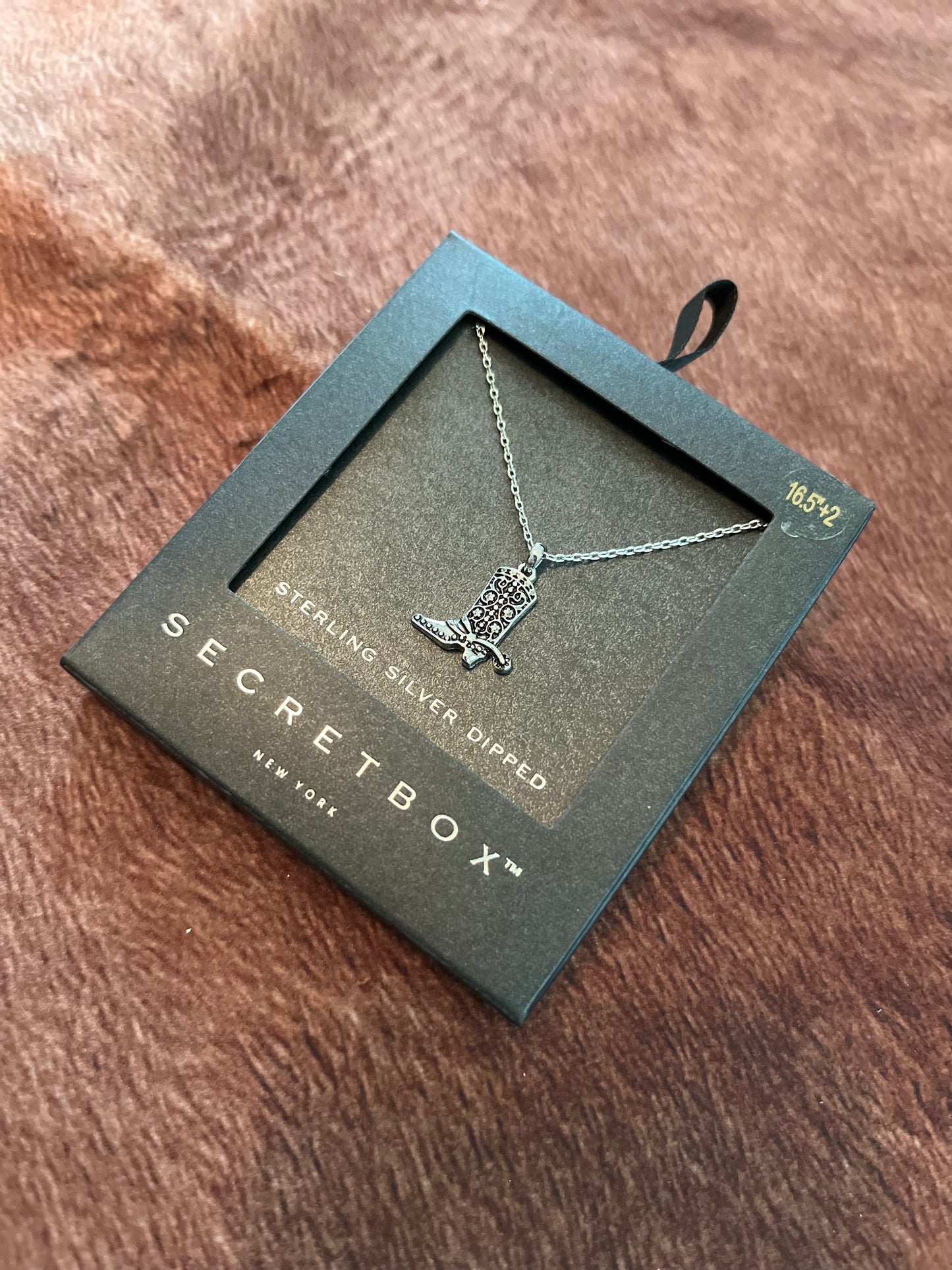 Cowboy Boot Necklace