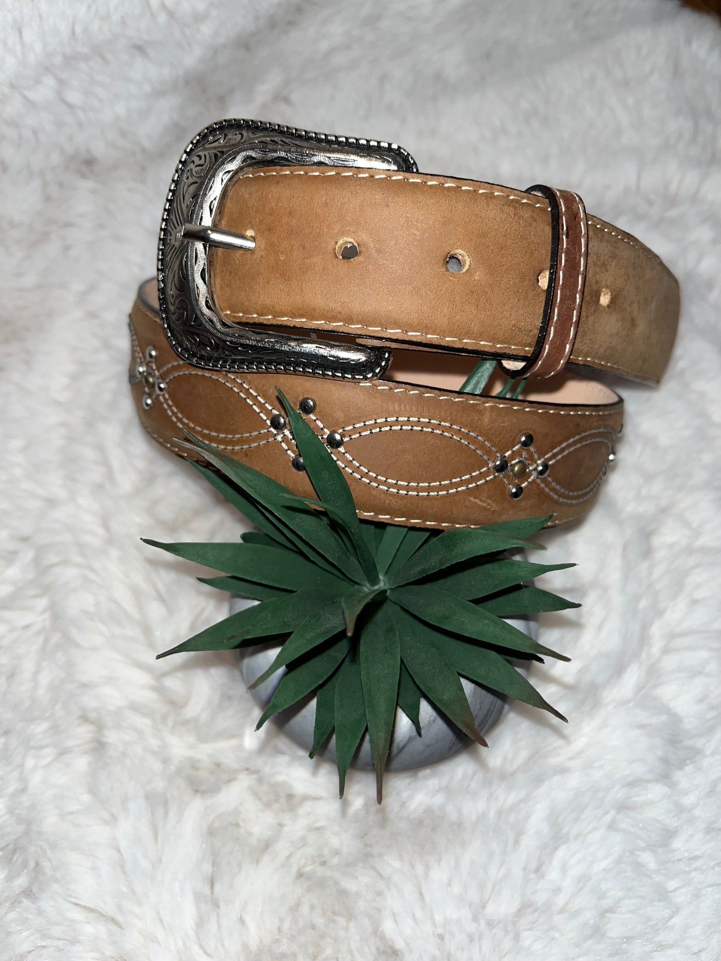 Angies Tan Women's Belt