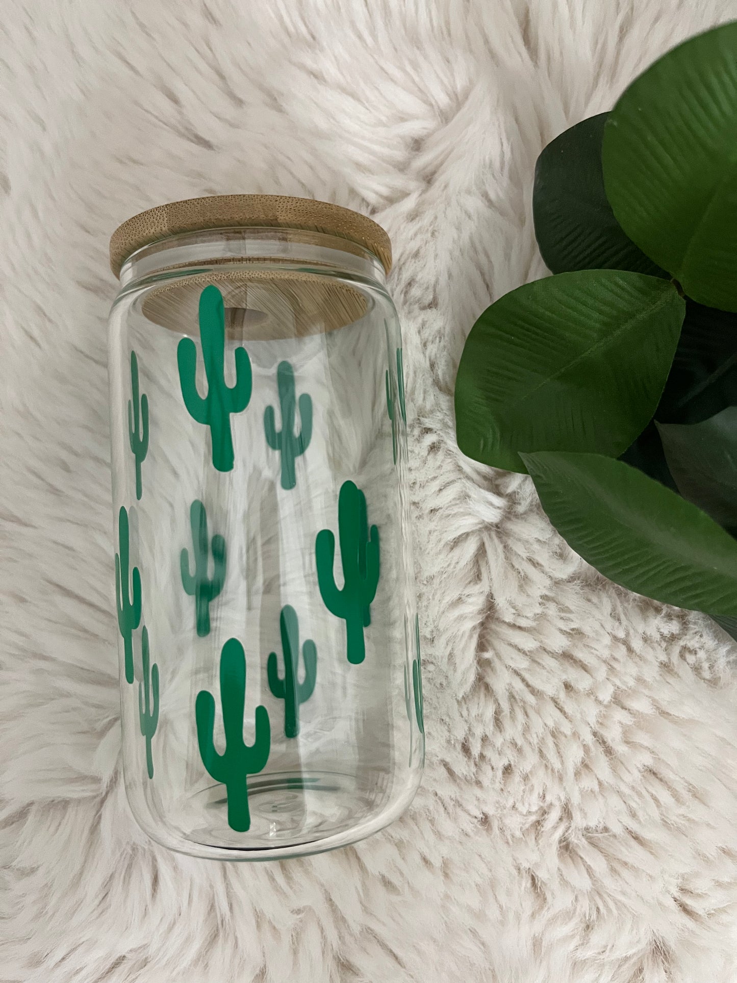 Cactus Print Libbey Cup